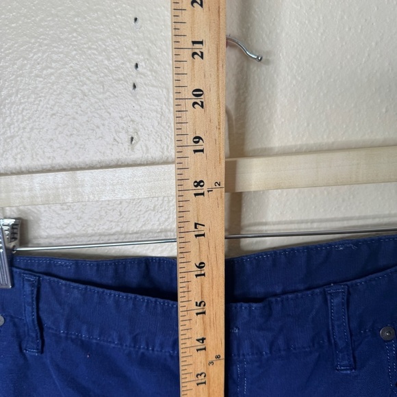 Polo Ralph Lauren Pants Men's 46B 32 Navy Blue Linen Cotton Blend Pockets Casual - Picture 3 of 10